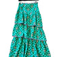 Peppermint Maxi Skirt in green ikat by Nimo