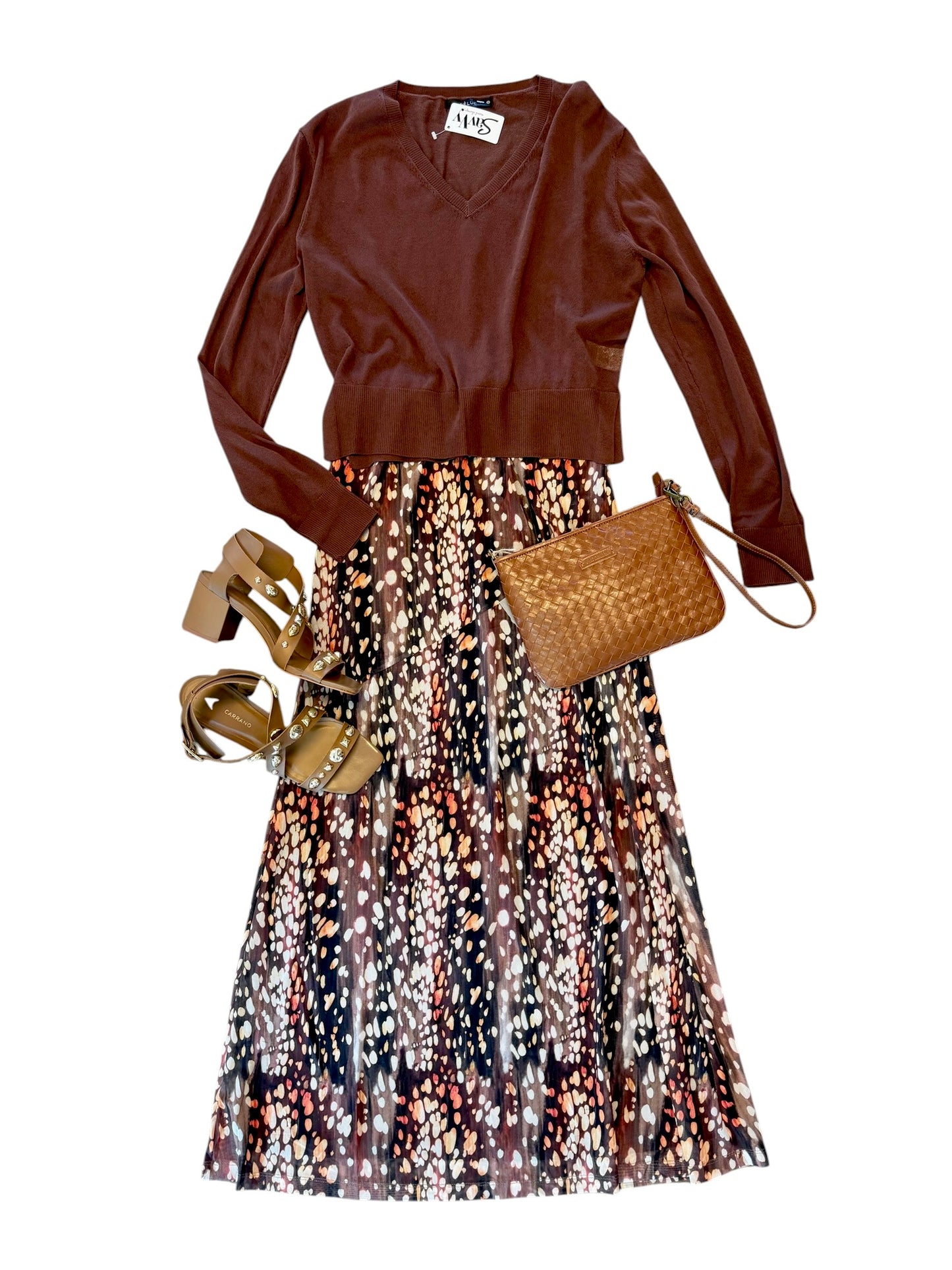 Vina Skirt in savannah starfall by Caballero