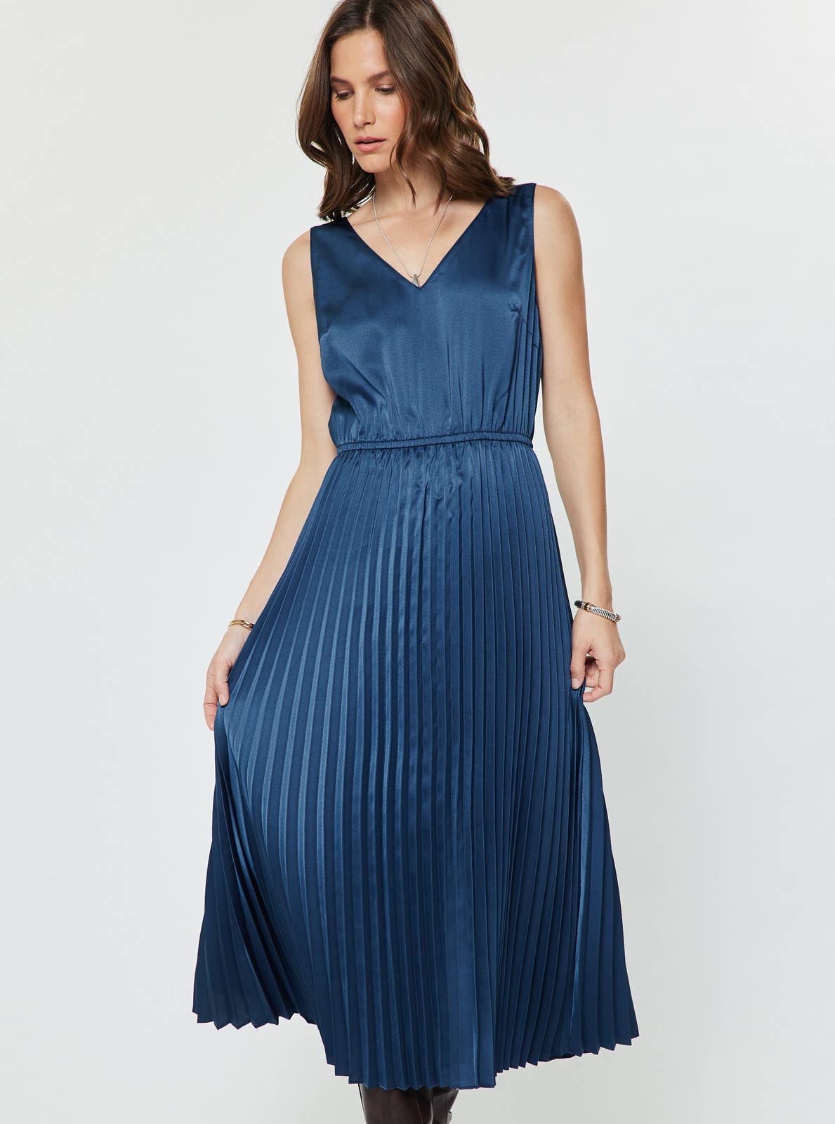 Sweater Dress Set in navy by Current Air