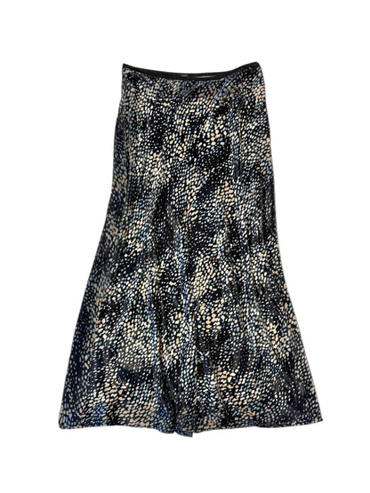 Bellona Velour Printed Skirt in navy by Blank