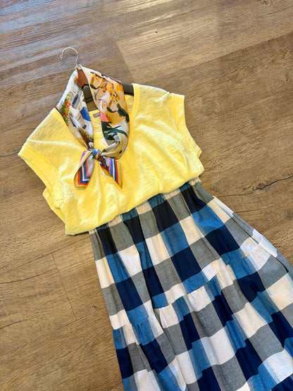 Taeyi Scarf in beach scene by Conditions Apply
