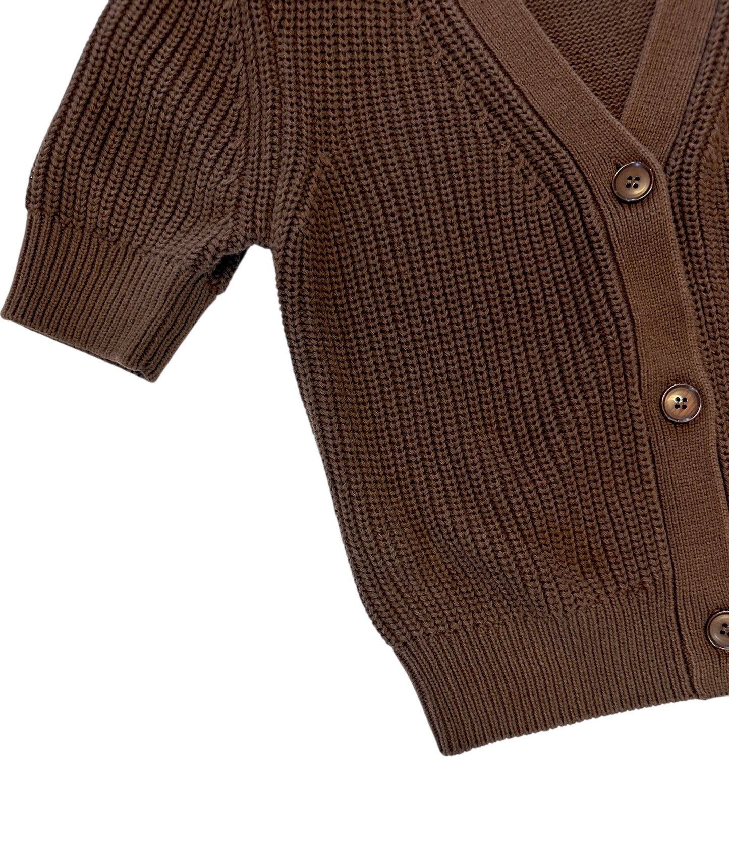 Janae Cardigan in chocolate by Steve Madden