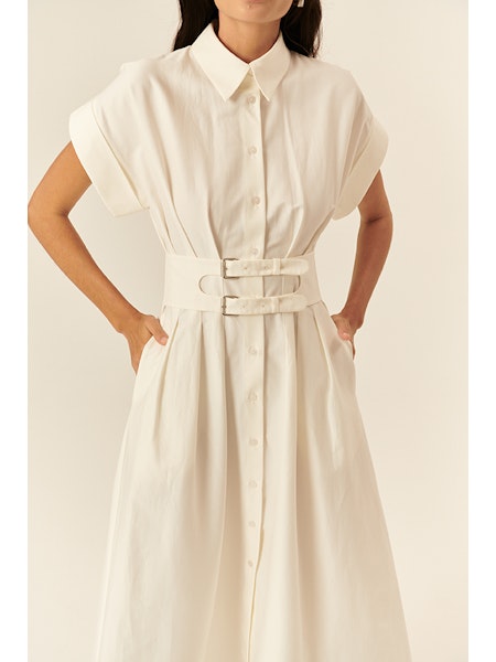 Samantha Dress in Bone by Exquise