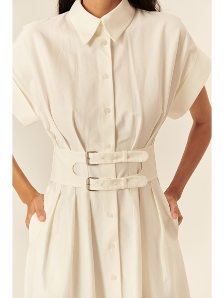 Samantha Dress in Bone by Exquise