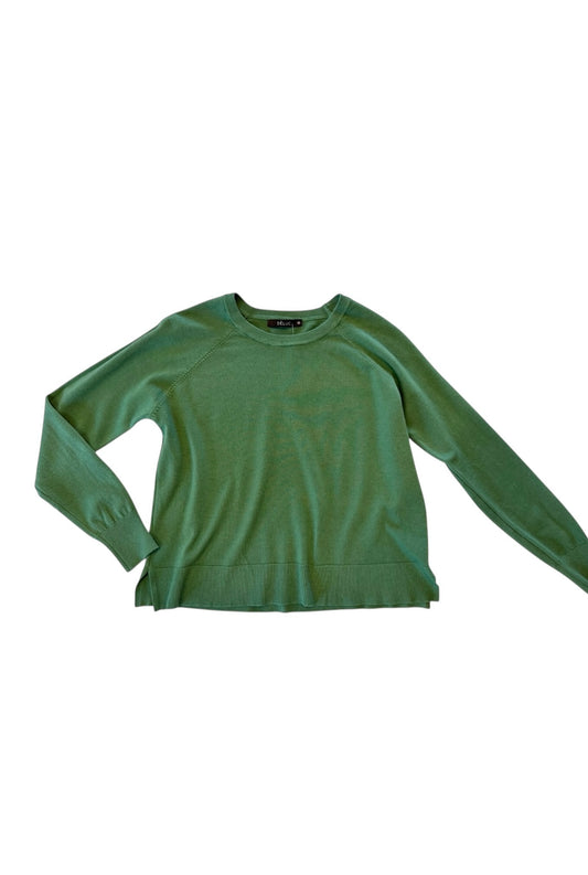 Lorraine Sweater in grass green by Deluc