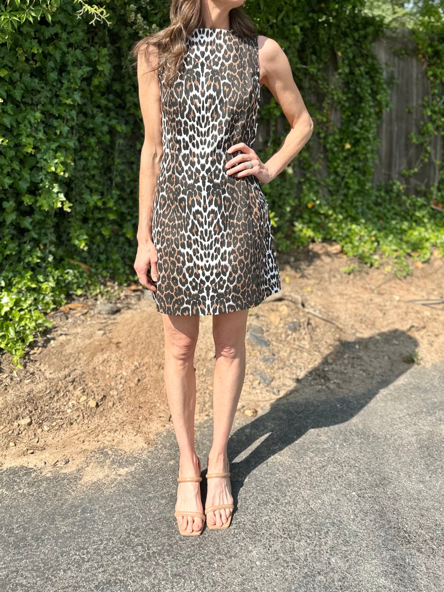Cara Leopard Dress in multi by Lucy Paris