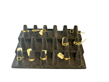 Dainty Square Ring by Eneida Franca