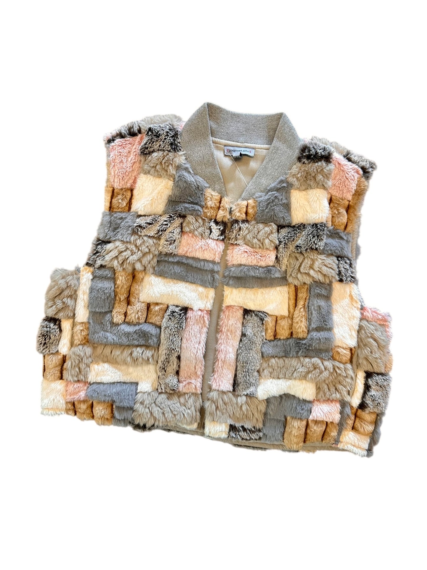 Karyme Gilet in ivory by Conditions Apply