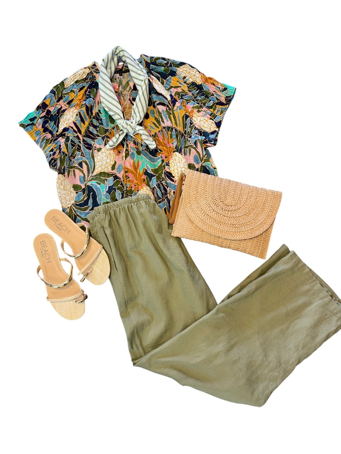 Zola Top in baroque pineapple by Caballero