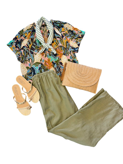 Zola Top in baroque pineapple by Caballero