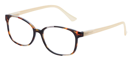 Lira Reading Glasses: Tortoise/tan / +1.75