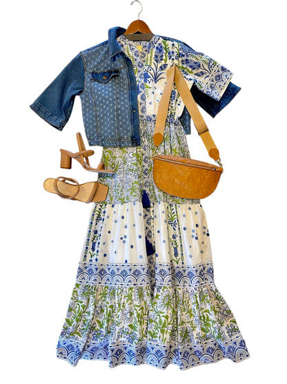 Covent Garden Maxi Dress in blue by Isla Payal