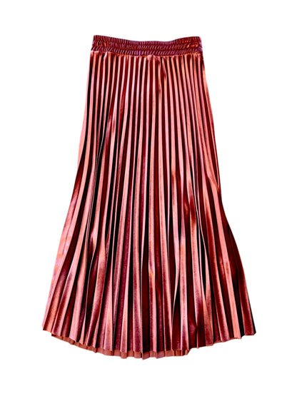 Velvet Pleat Skirt in phard by B-YU