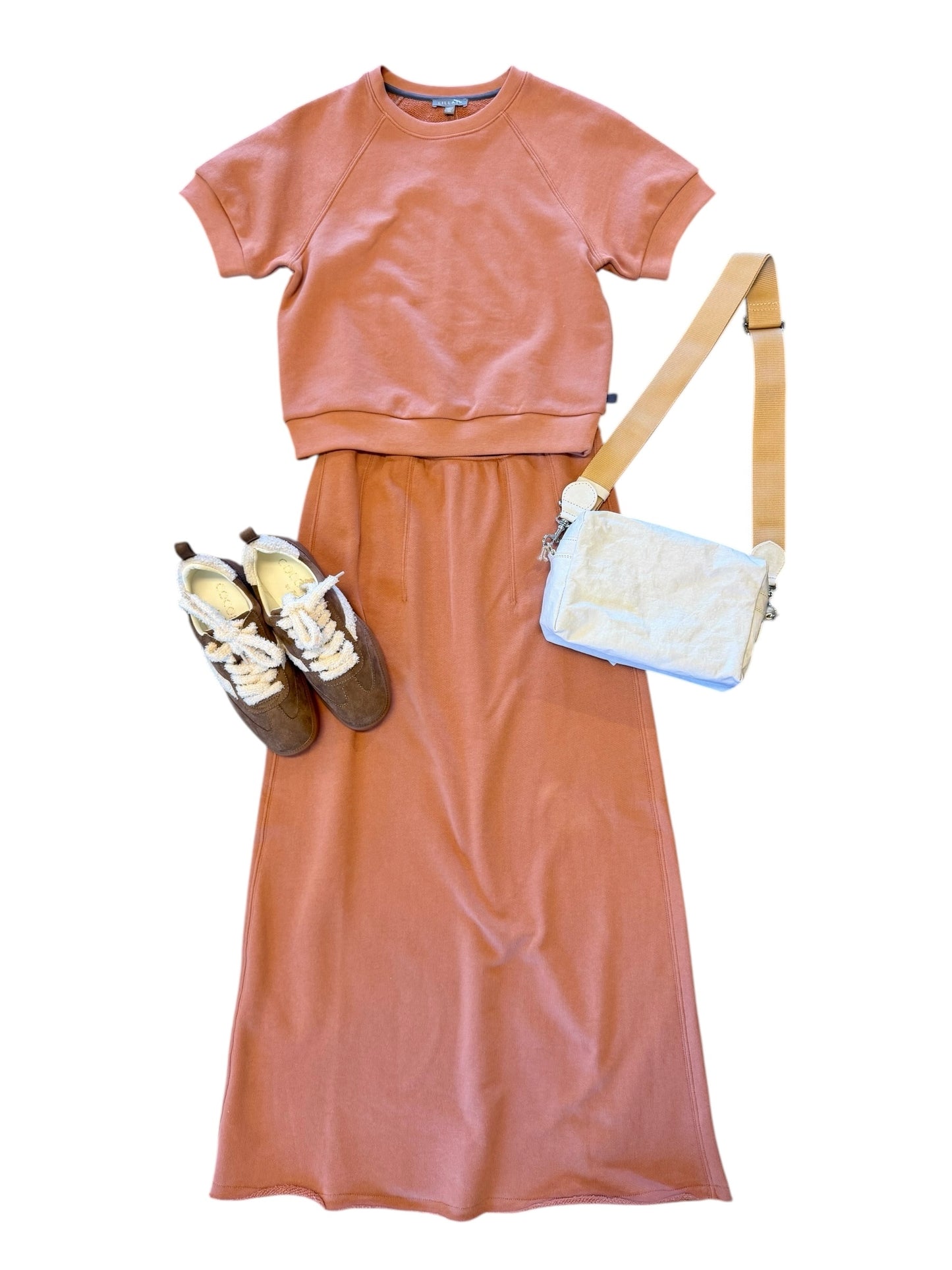 Terry Skirt in carob by Lilla P