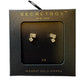 Petite Bezel CZ Stud Earring in gold by Secretbox