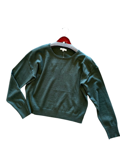 Pema Drop Shoulder Sweater in rainforest by Another Love