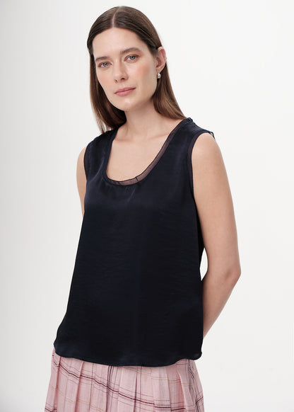 Floraora Blouse in navy by Exquise