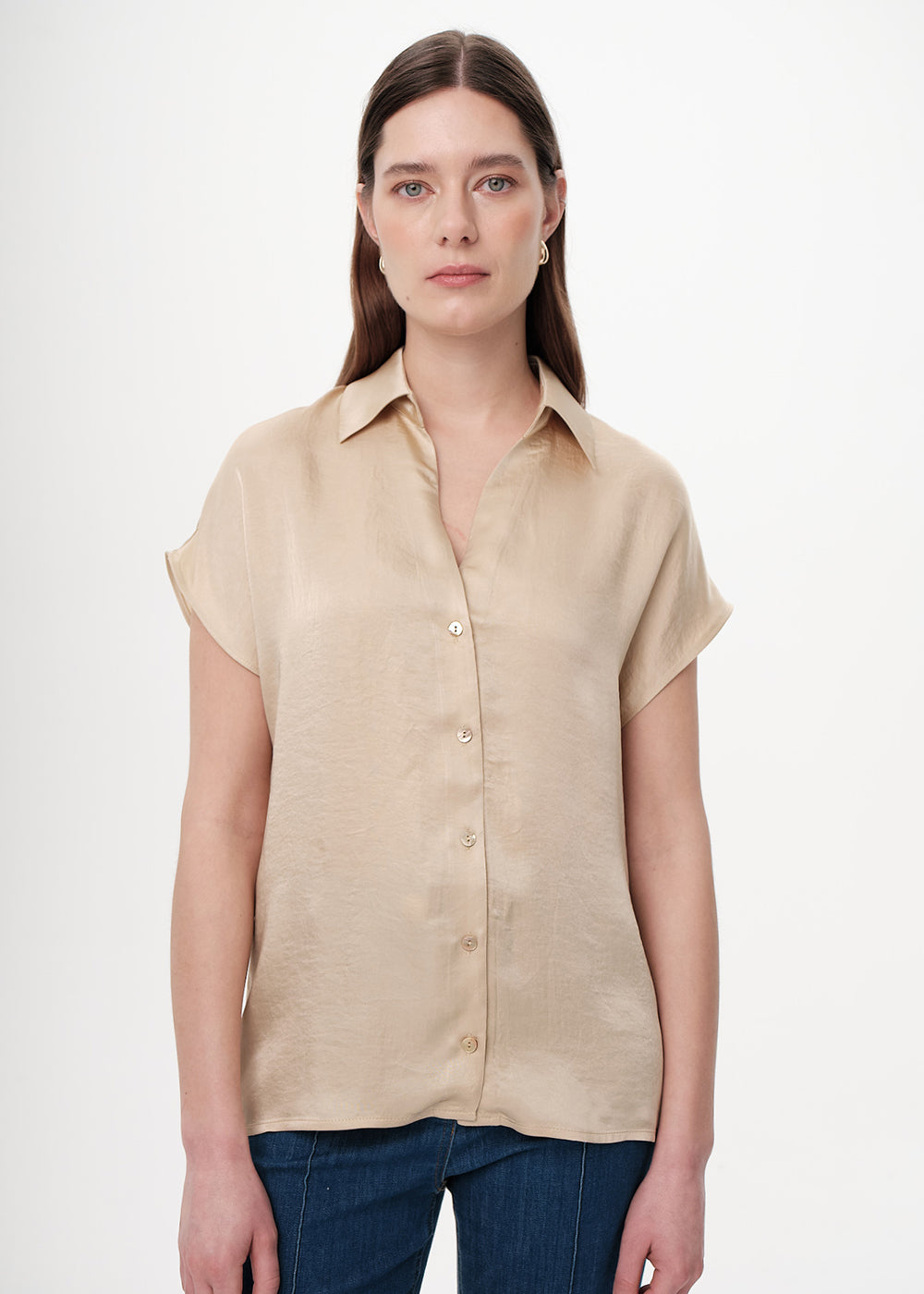 Fortunatus Shirt in beige by Exquise