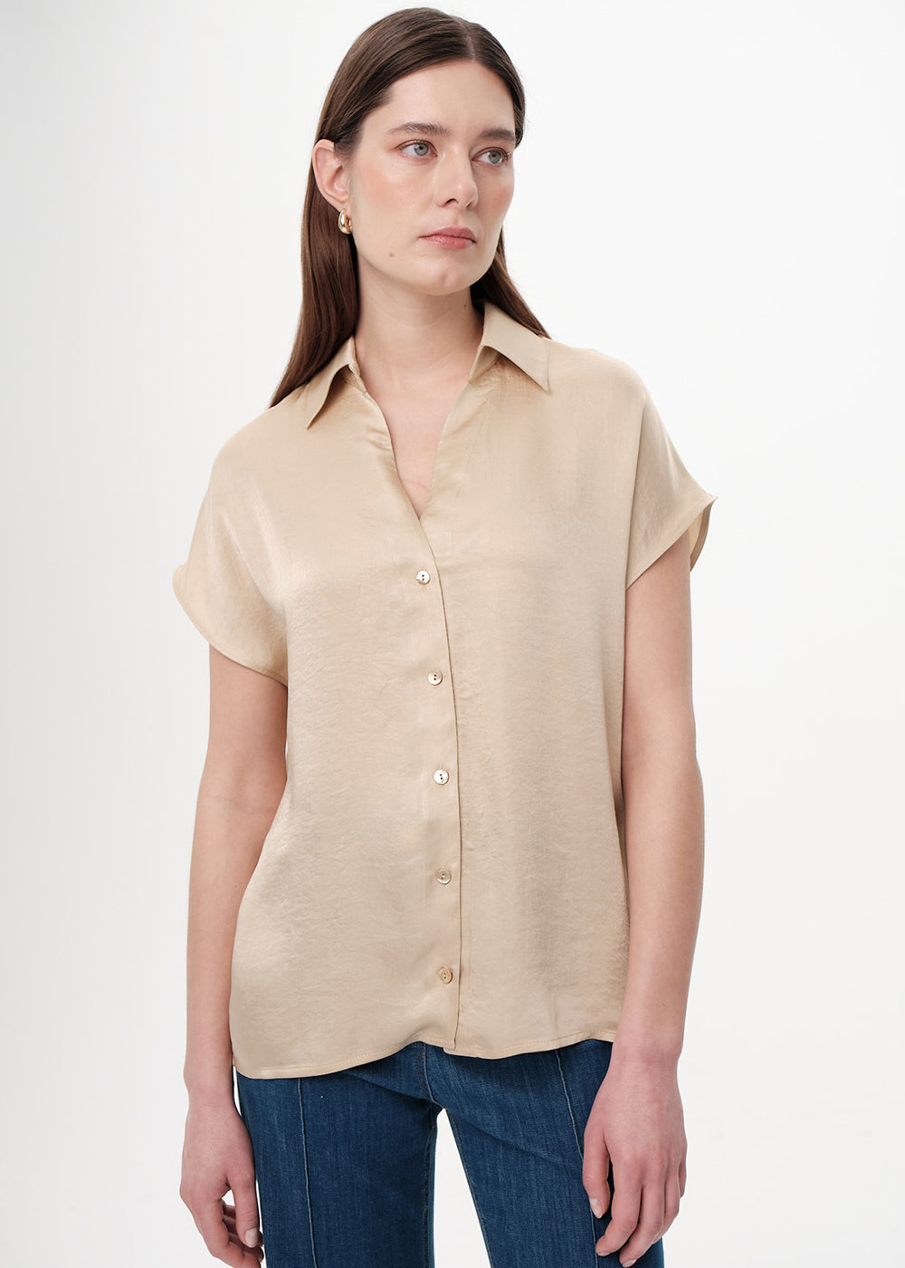 Fortunatus Shirt in beige by Exquise