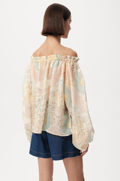 Uliana Blouse in multi by Exquise