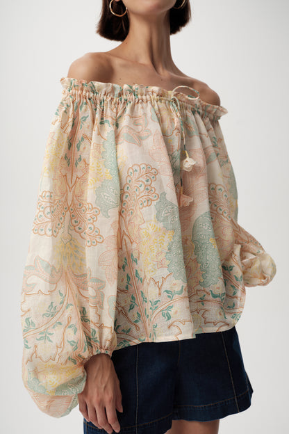 Uliana Blouse in multi by Exquise