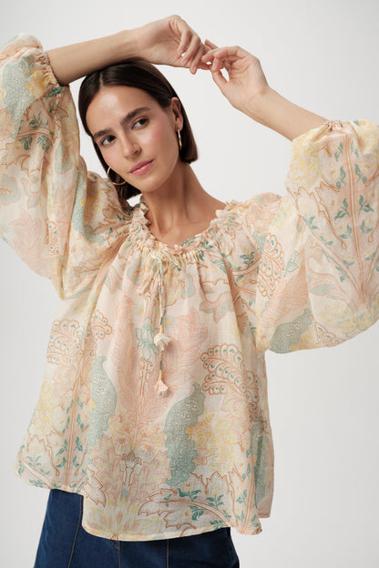 Uliana Blouse in multi by Exquise