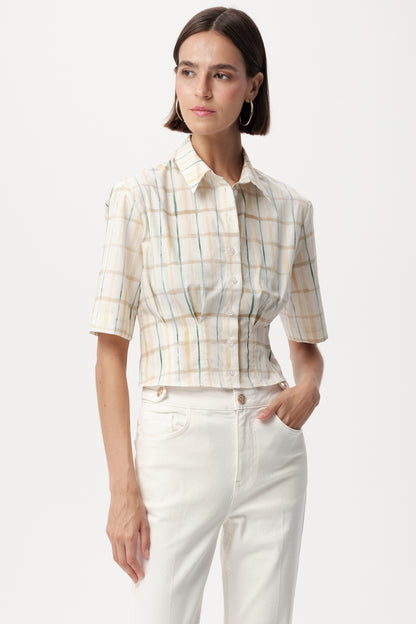 Alezae Shirt in multi by Exquise