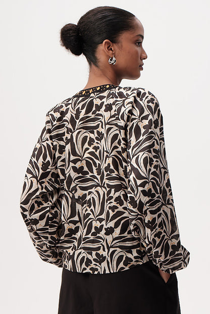 Bernadina Printed Shirt in multi by Exquise