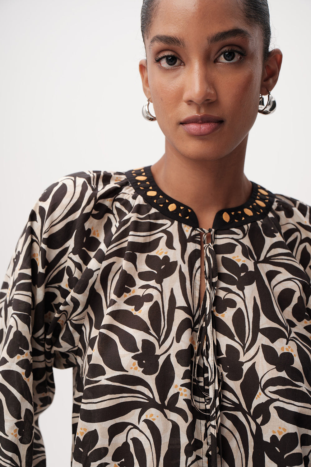 Bernadina Printed Shirt in multi by Exquise