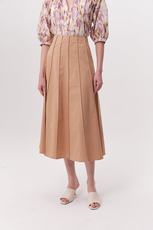 Karlie Skirt in camel by Exquise