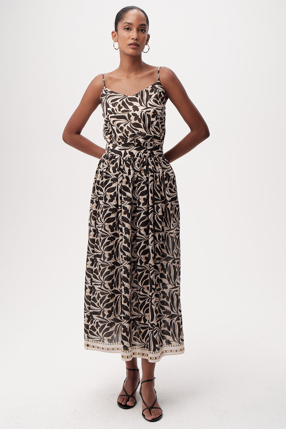 Chantal Printed Skirt in multi by Exquise