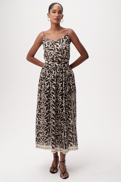 Chantal Printed Skirt in multi by Exquise