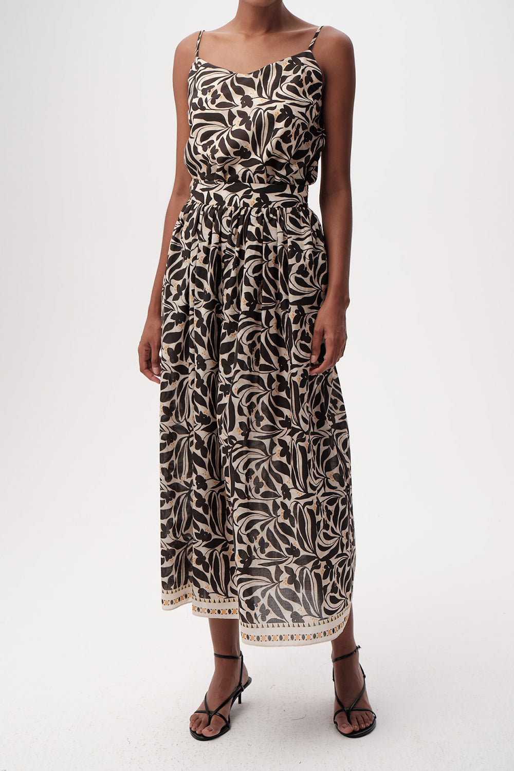 Chantal Printed Skirt in multi by Exquise