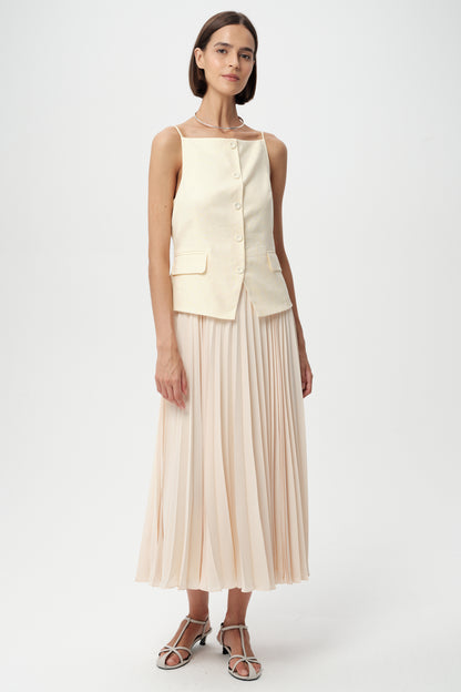 Angeletta Dress in butter by Exquise