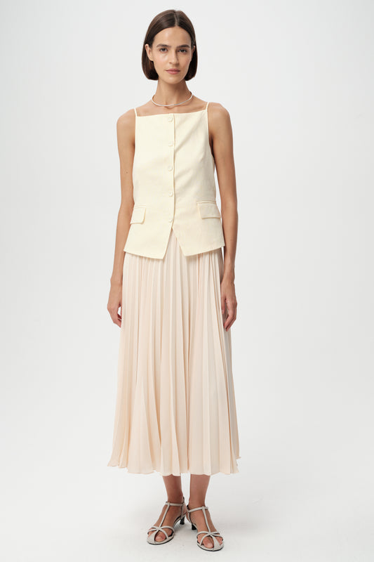 Angeletta Dress in butter by Exquise