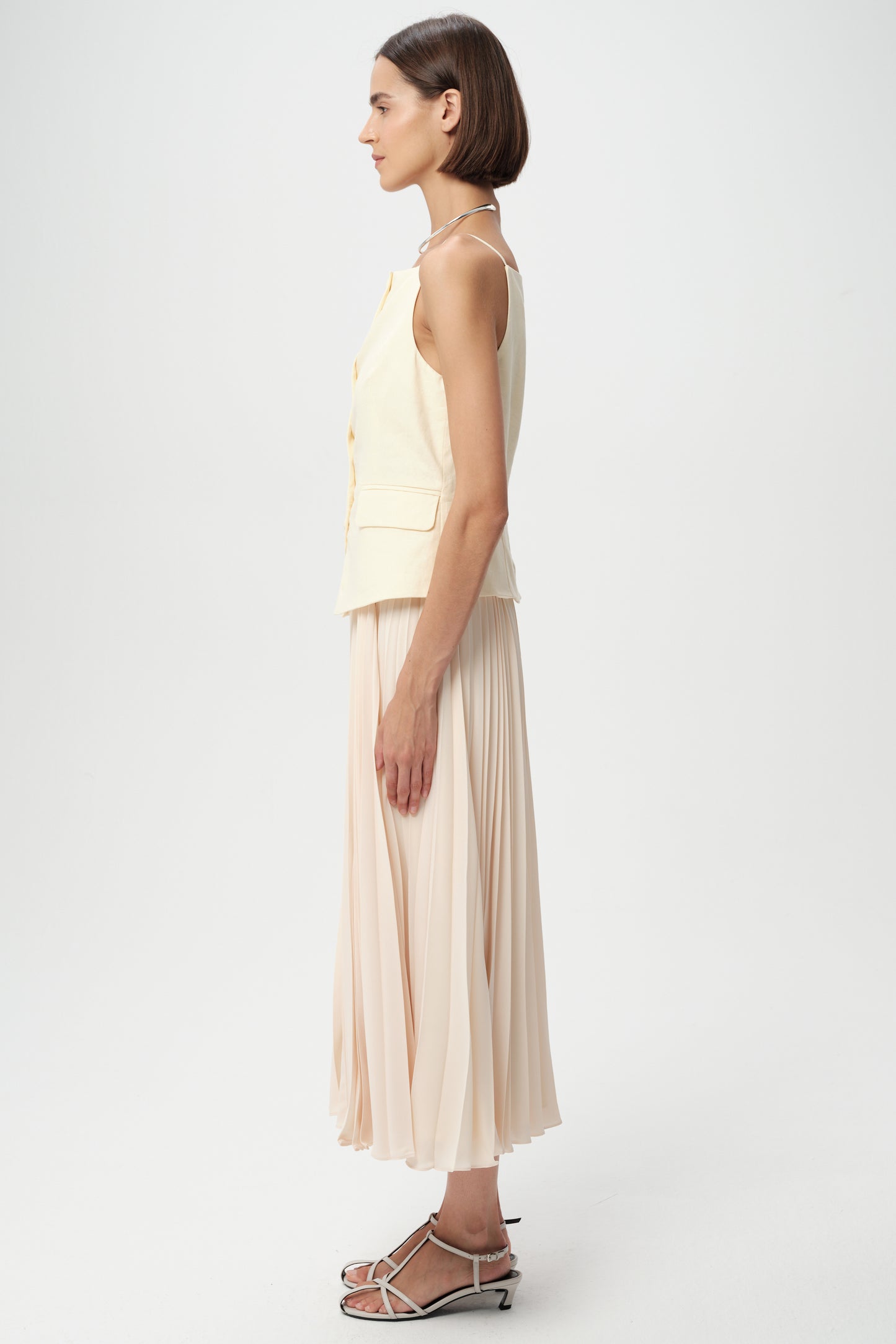 Angeletta Dress in butter by Exquise