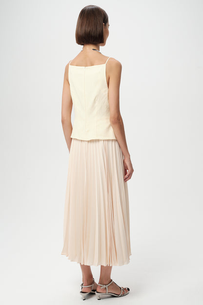 Angeletta Dress in butter by Exquise