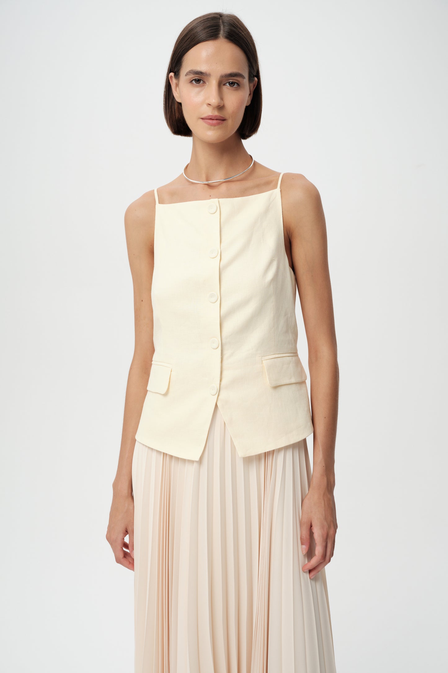 Angeletta Dress in butter by Exquise