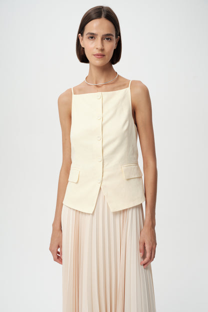 Angeletta Dress in butter by Exquise