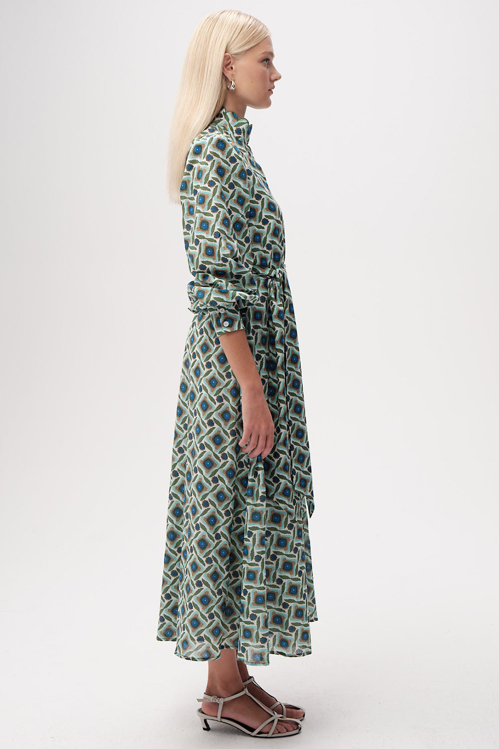 Chamonix Dress in green/blue by Exquise