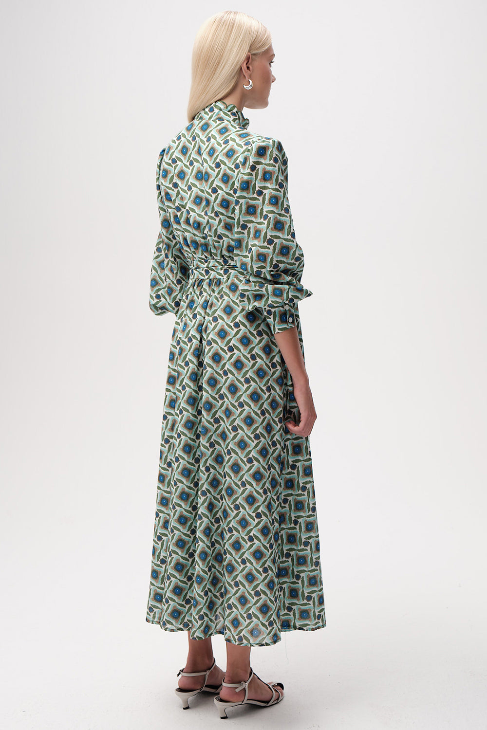Chamonix Dress in green/blue by Exquise