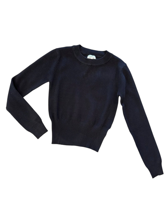 Long Sleeve Sweater in black by Molly Bracken