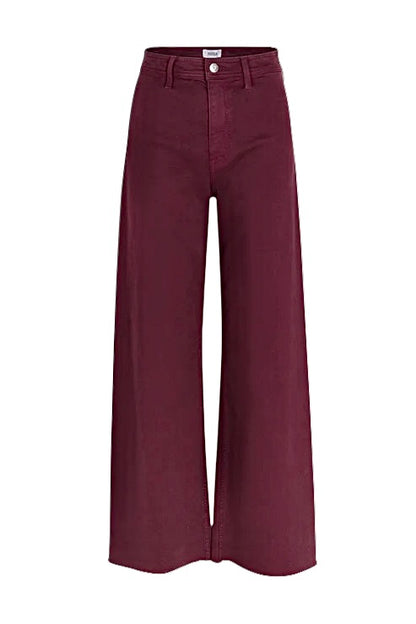 Penny High Rise Wide Leg Jean in Claret by Pistola