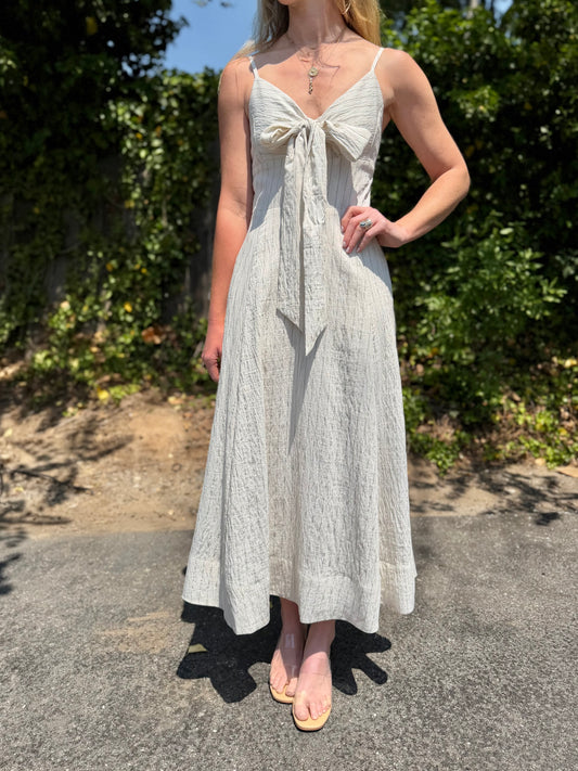 Luna Dress in heather linen by Steve Madden