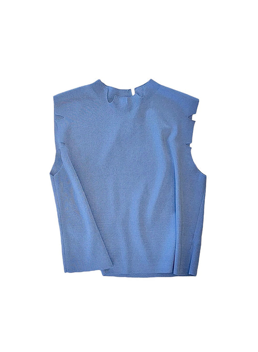 Betty Sweater Vest in vintage blue by Kerisma