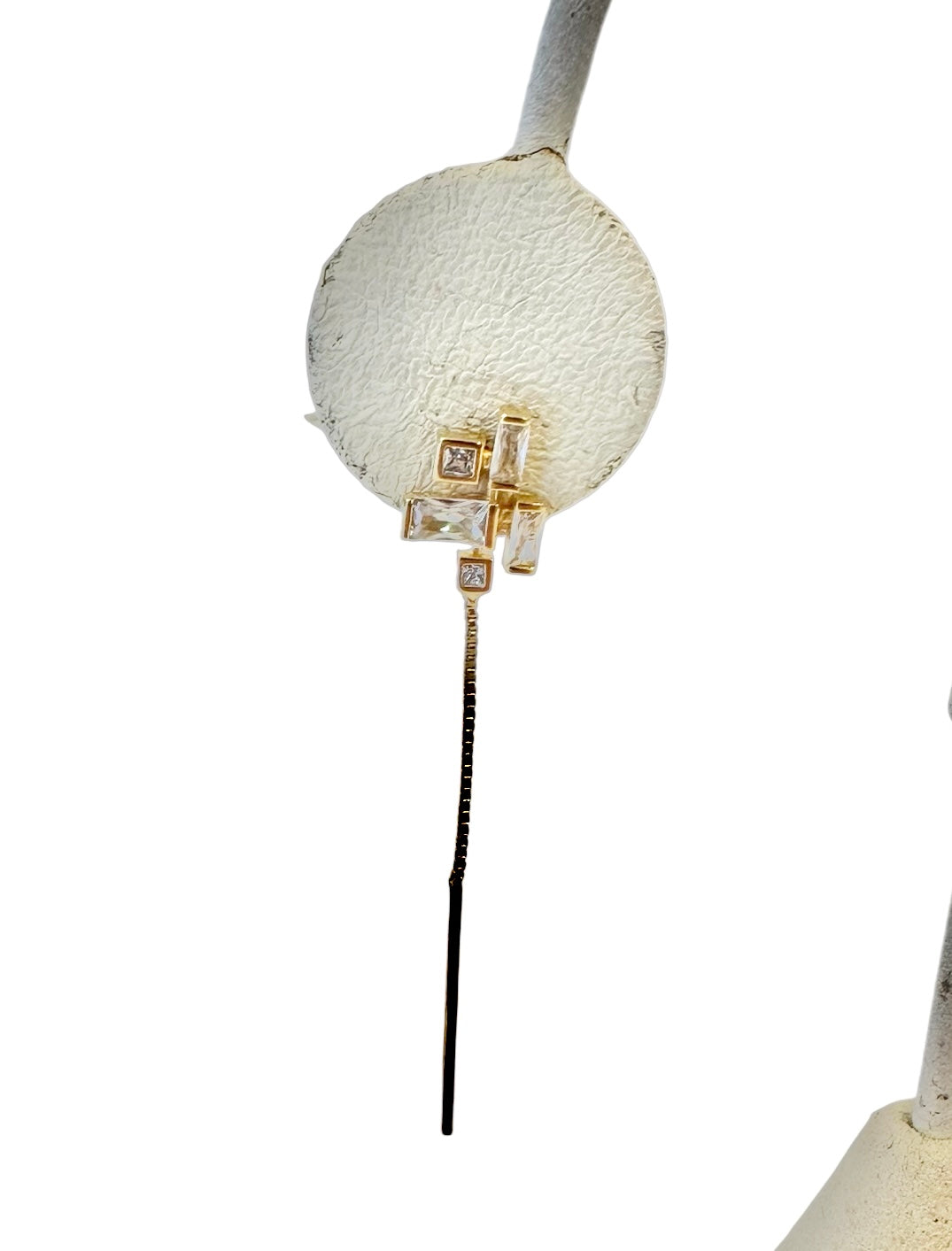 CZ and chain Earring Eneida Franca