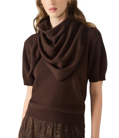 Hermia Sweater in dark espresso by Steve Madden