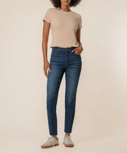 Rachael High Rise Jean in devotee by KUT