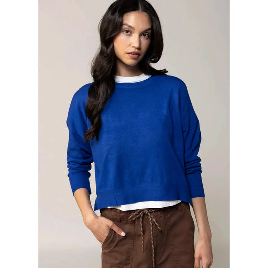 Polly Sweater in deep blue by Deluc