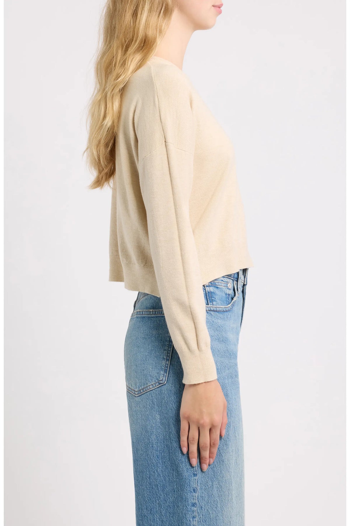Polly Sweater in greige by Deluc